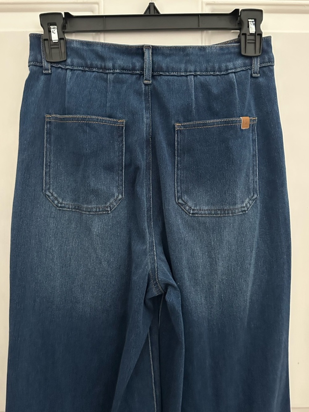 Halara Flex High Waisted Tummy Control Wide Leg Casual Jeans with Pockets - Picture 7 of 11